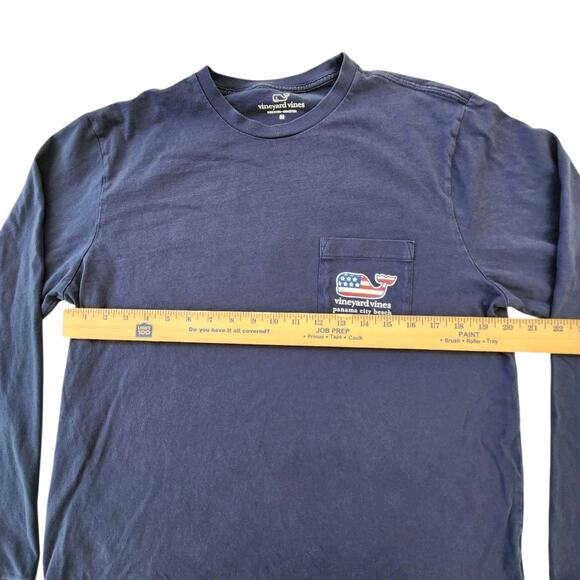 VINEYARD VINES SHIRT MENS M FLORIDA WHALE PREPPY FLAG BEACH USA 4TH OF JULY - Picture 6 of 6